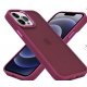 IPhone 16 Pro Max Ultra Hybrid Matte Back Cover Case Burgundy
