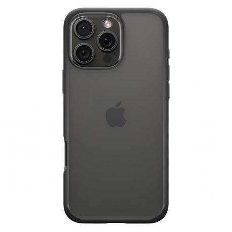 IPhone 16 Pro Ultra Hybrid Matte Back Cover Case Black