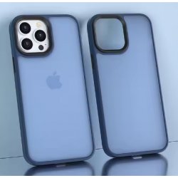 IPhone 16 Pro Ultra Hybrid Matte Back Cover Case Blue