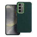 Samsung Galaxy S24 S921 Frame Silicone Case Green