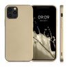 Iphone 16 Silicone Metallic Case Gold