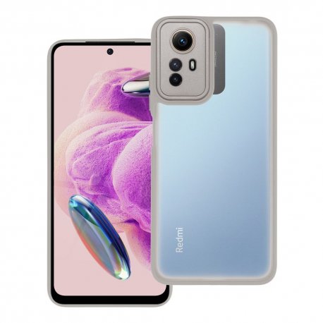 Xiaomi Redmi Note 12S Ultra Hybrid Matte Back Cover Case Steel- Grey