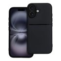 IPhone 16 Silicone Noble Case Full Camera Protection Black