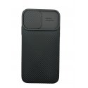 Iphone 11 Silicone Case Sliding Protection Camera Lens Window Carbon Black