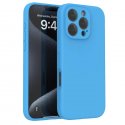 IPhone 16 Pro Silicone Case Full Camera Protection Blue