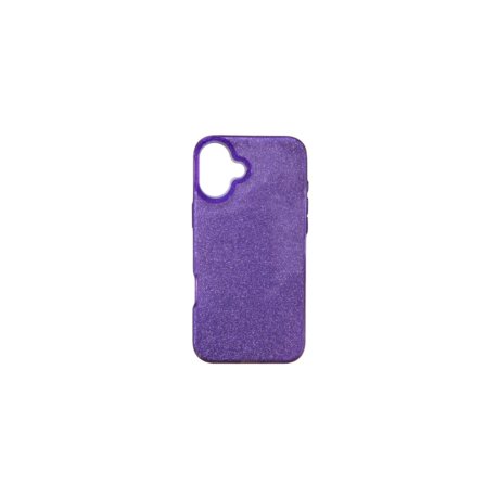 Iphone 16 Back Glitter Case Purple