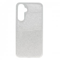 Iphone 16 Back Glitter Case Silver