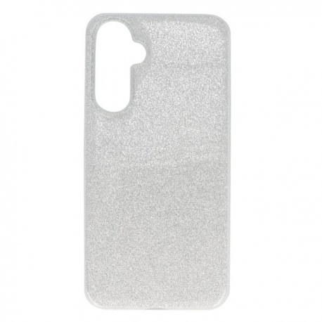 Iphone 16 Back Glitter Case Silver