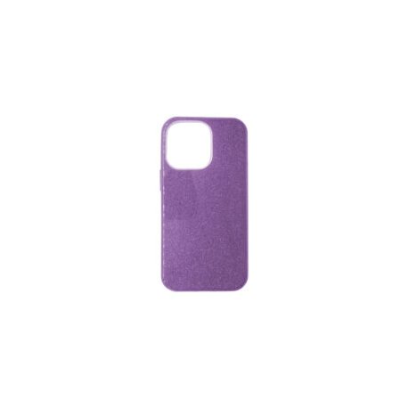 Iphone 16 Pro Back Glitter Case Purple