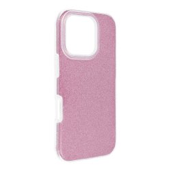 Iphone 16 Pro Back Glitter Case Pink