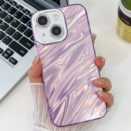 IPhone 15 Plus Plating Water Ripples Purple