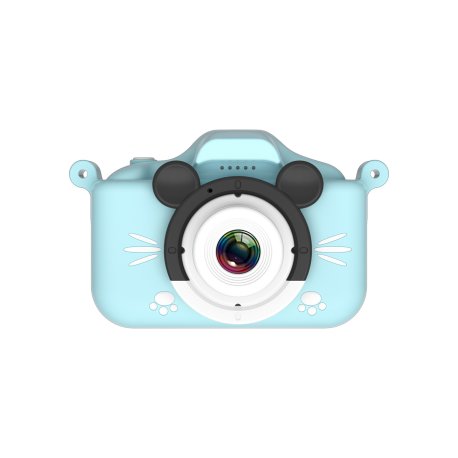 MBaccess X500 Digital Children's Fun Camera Cute Kitty Blue