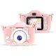 MBaccess X500 Digital Children's Fun Camera Cute Kitty Pink