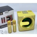MBaccess YS-207 Bluetooth Karaoke Speaker With Wireless Microphones Gold