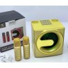 MBaccess YS-207 Bluetooth Karaoke Speaker With Wireless Microphones Gold