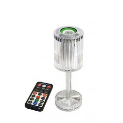MBaccess Portable Led Crystal Music Lamp Bluetooth Speaker With Remote Control