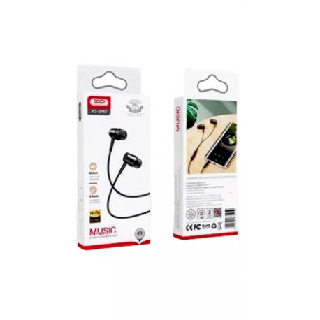 XO EP57 Wired Headphones Jack 3.5mm In-Ear Black