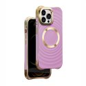 IPhone 16 Circle Glam Mag Case Purple