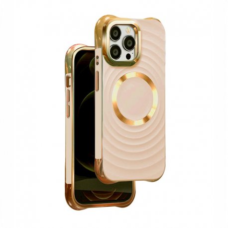 IPhone 16 Pro Max Circle Glam Mag Case RoseGold