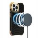 IPhone 16 Pro Circle Glam Mag Case Black