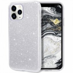 IPhone 16 Pro Back Glitter Case Silver
