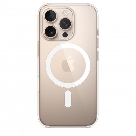 IPhone 16 Pro Max Silicone Case With MagSafe Transperant