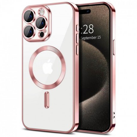 IPhone 16 Pro Max Luxury MagSafe Case RoseGold