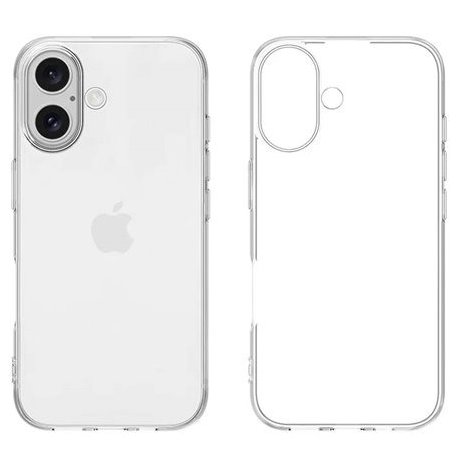 IPhone 16 Plus Silicone Case Transperant