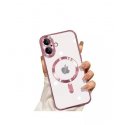 IPhone 16 Plus Silicone Case With MagSafe Rose Gold