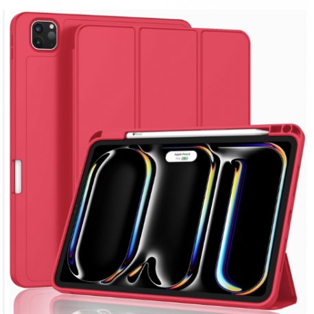 IPad Pro 2024 13" Smart Book Case Red