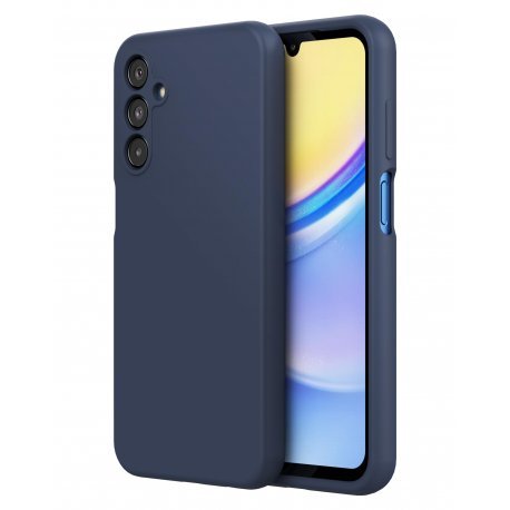 Samsung Galaxy S25 Silicone Case Full Camera Protection Dark Blue