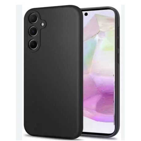 Samsung Galaxy S25 Plus Silicone Case Full Camera Protection Black