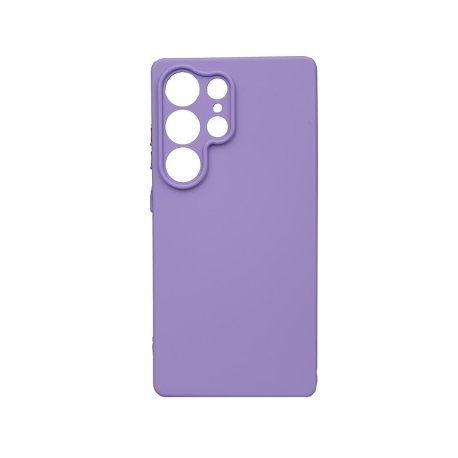 Samsung Galaxy S25 Ultra Silicone Case Full Camera Protection Lila