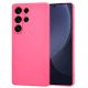 Samsung Galaxy S25 Ultra Silicone Case Full Camera Protection Hot Pink