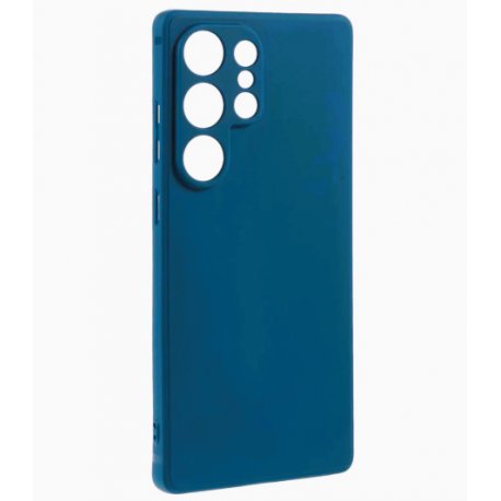 Samsung Galaxy S25 Ultra Silicone Case Full Camera Protection Electric Blue