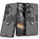 Xiaomi Redmi Note 14 5G Armor With Ring Kickstand Case Black