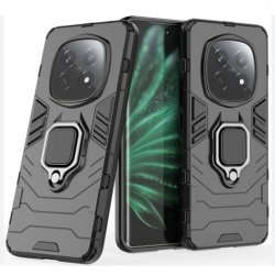 Xiaomi Redmi Note 14 Pro 5G Armor With Ring Kickstand Case Full Camera Protection Black