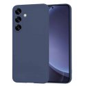 Samsung Galaxy S25 Plus Silicone Case Full Camera Protection Dark Blue