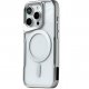 IPhone 14 Pro Max Silicone Case With Sidekick MagSafe Silver