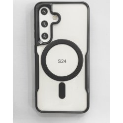 Samsung Galaxy S24 Silicone Case With Sidekick MagSafe Black