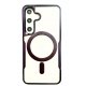 Samsung Galaxy S24 Plus Silicone Case With Sidekick MagSafe Purple