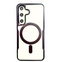 Samsung Galaxy S24 Plus Silicone Case With Sidekick MagSafe Purple