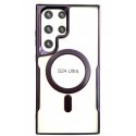 Samsung Galaxy S24 Ultra Silicone Case With Sidekick MagSafe Purple