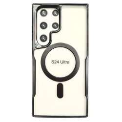 Samsung Galaxy S24 Ultra Silicone Case With Sidekick MagSafe Black