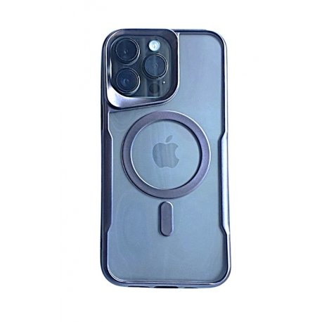 IPhone 15 Pro Max Silicone Case With Sidekick MagSafe Purple