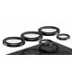 Samsung Galaxy S25 Ultra Ring Camera Protective Tempered Glass Black