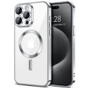 IPhone 16 Pro Max Luxury MagSafe Case Silver
