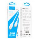 Hoco X93 Cable Type C To Type C Power Delivery 60W 2M White