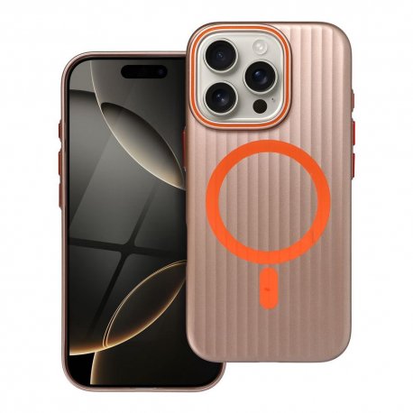 IPhone 15 Pro Simply Case With MagSafe Titanium Gold
