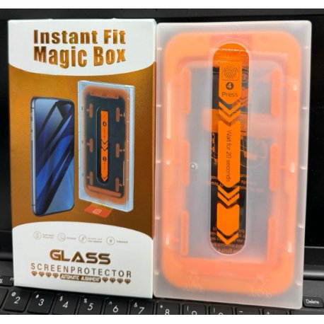 IPhone 14 Pro Tempered Glass Full Screen Protector With Frame Easy To Fit